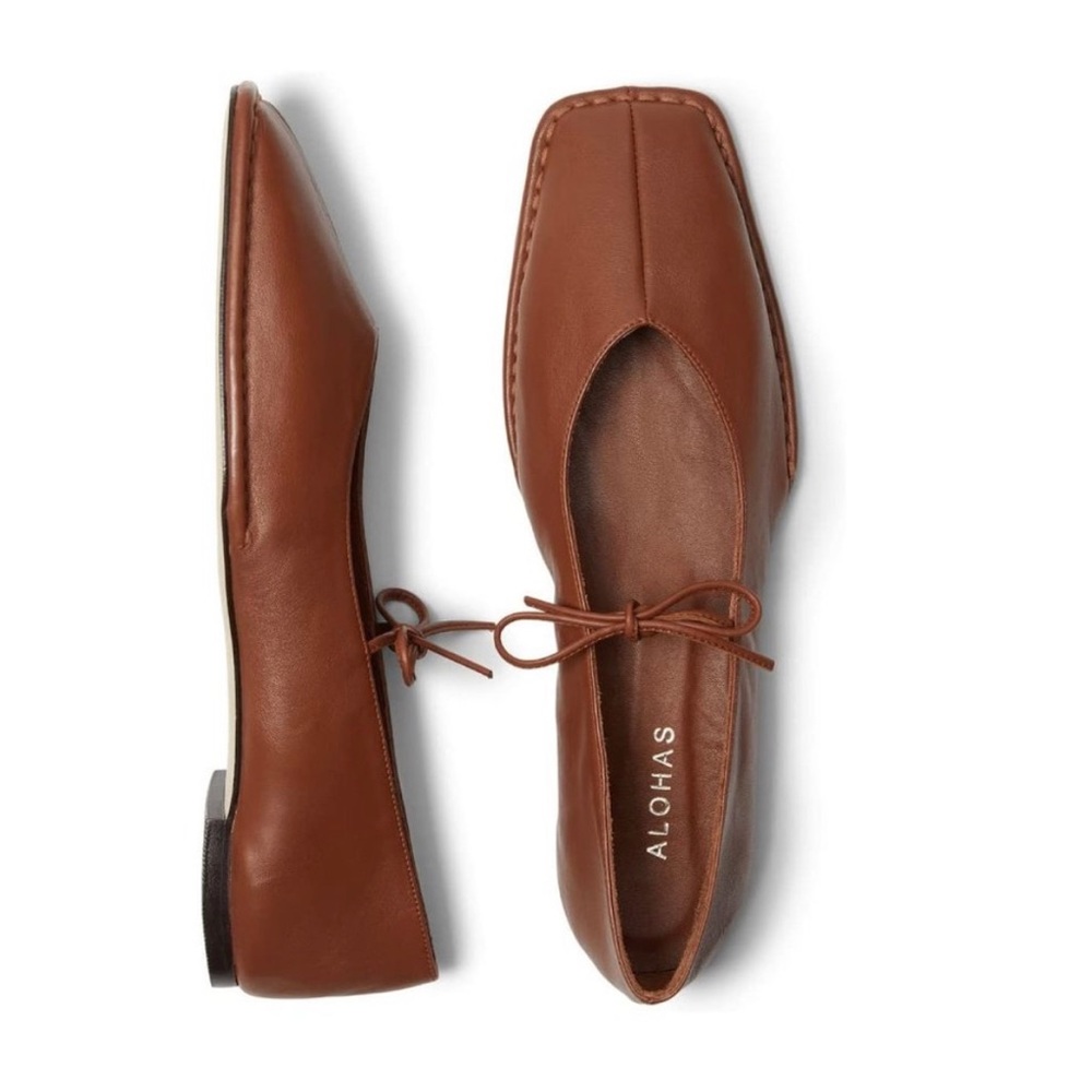 Alohas Sway chestnut brown flat women’s